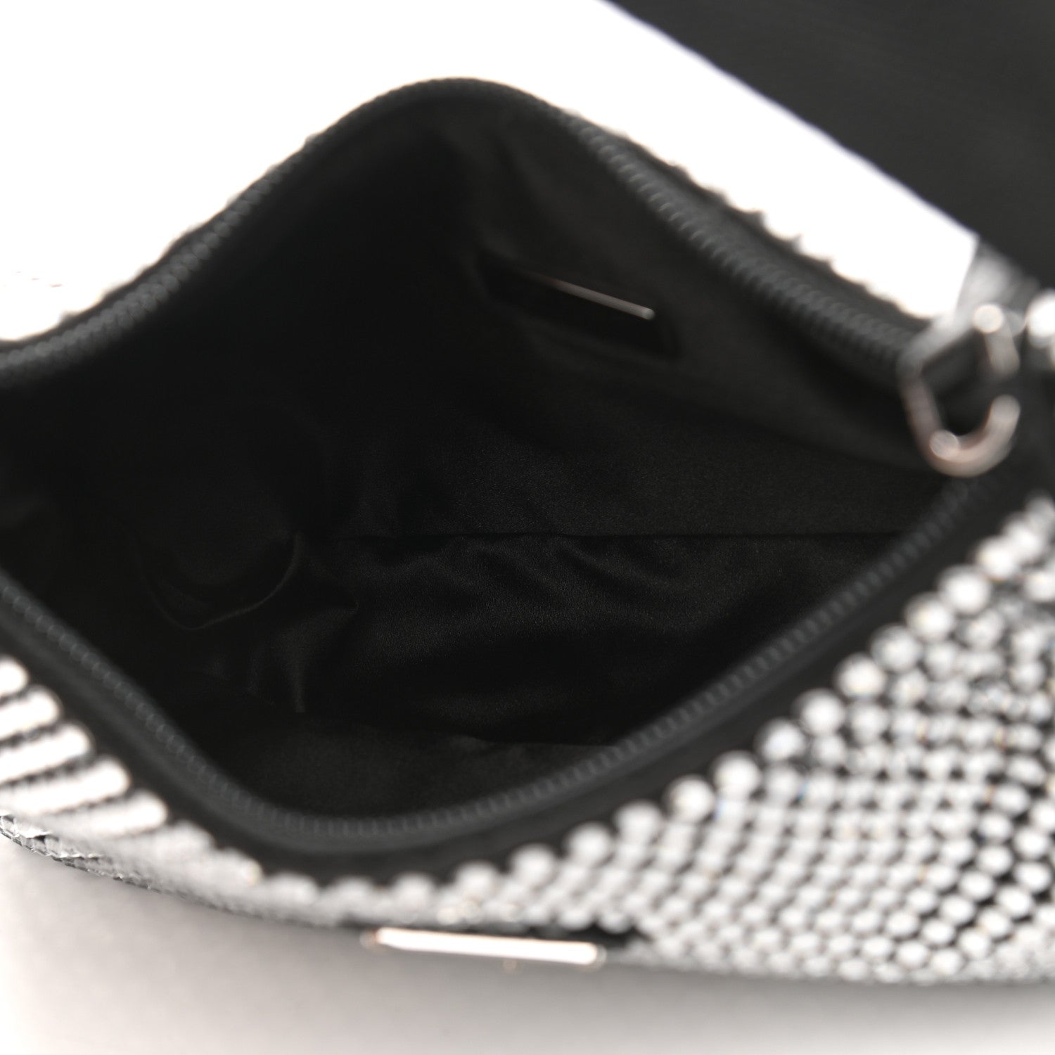 Prada Satin Crystal Mini Re-Edition 2000 Bag Cristal 5 of 11