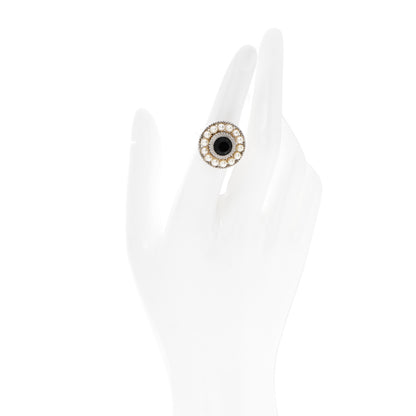 Tiffany Sterling Silver Black Onyx Freshwater Pearl Ziegfeld Ring 49 5 2 of 5