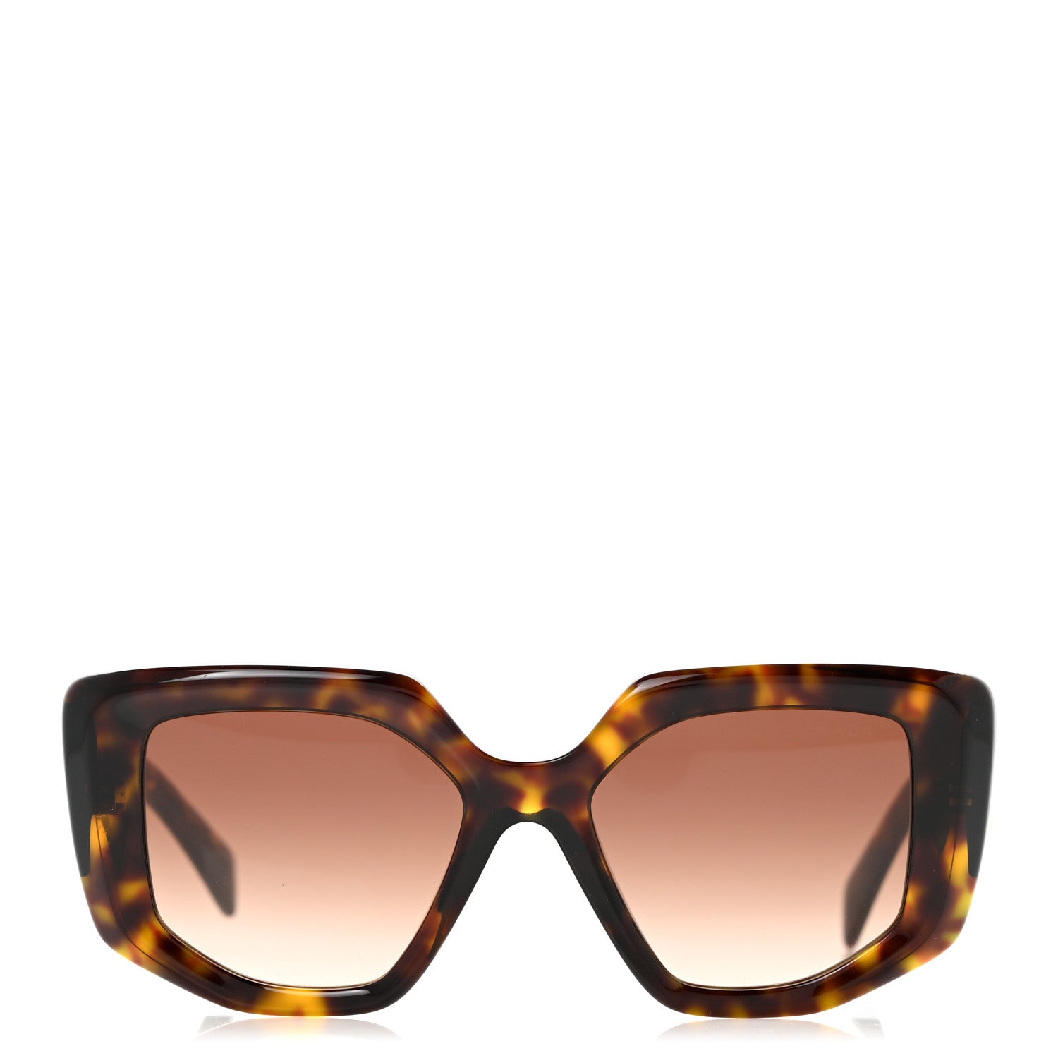 Prada Acetate Symbole Sunglasses SPR 14ZS Tortoise 2 of 8