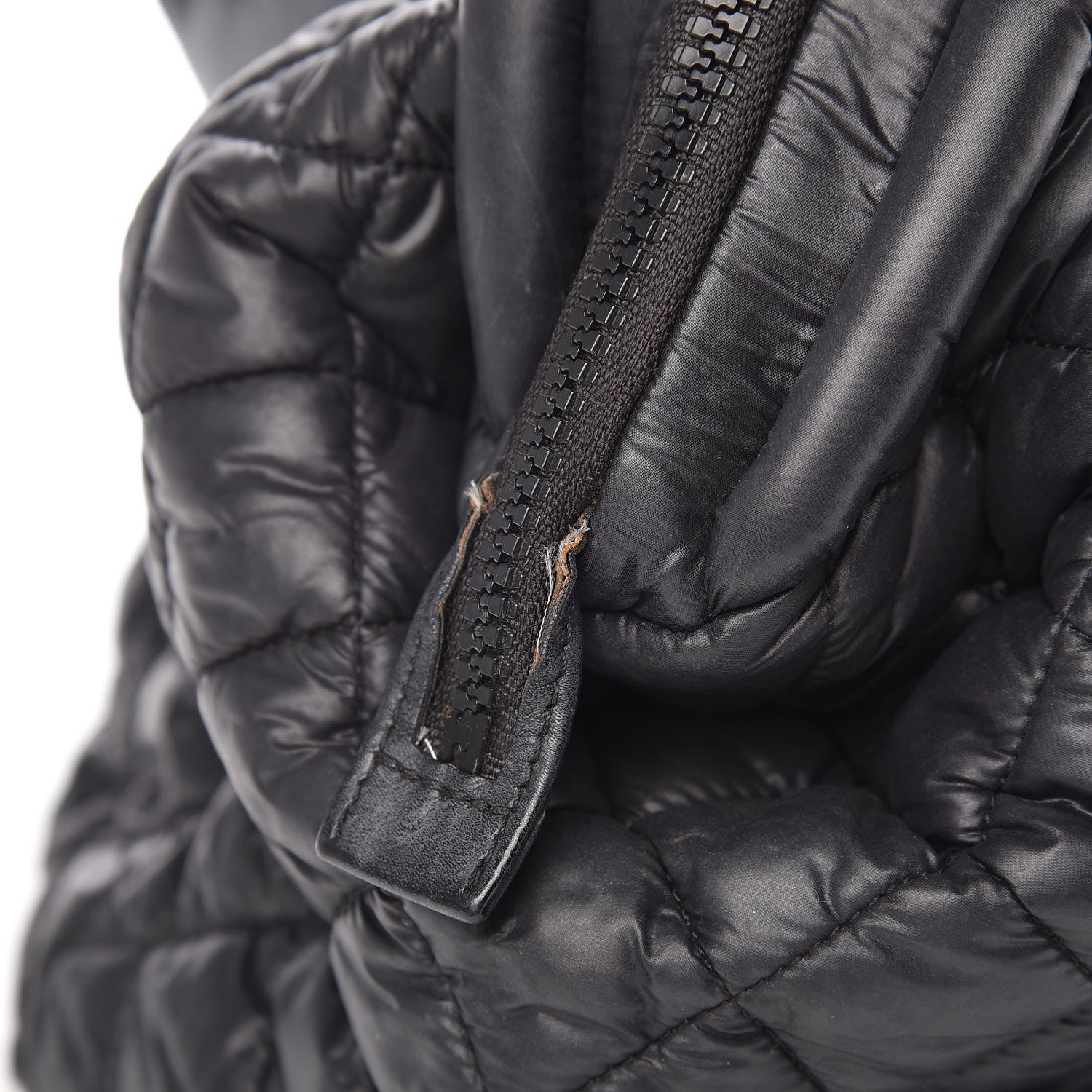 Chanel Nylon Quilted Coco Cocoon Bowler Black 11 of 13