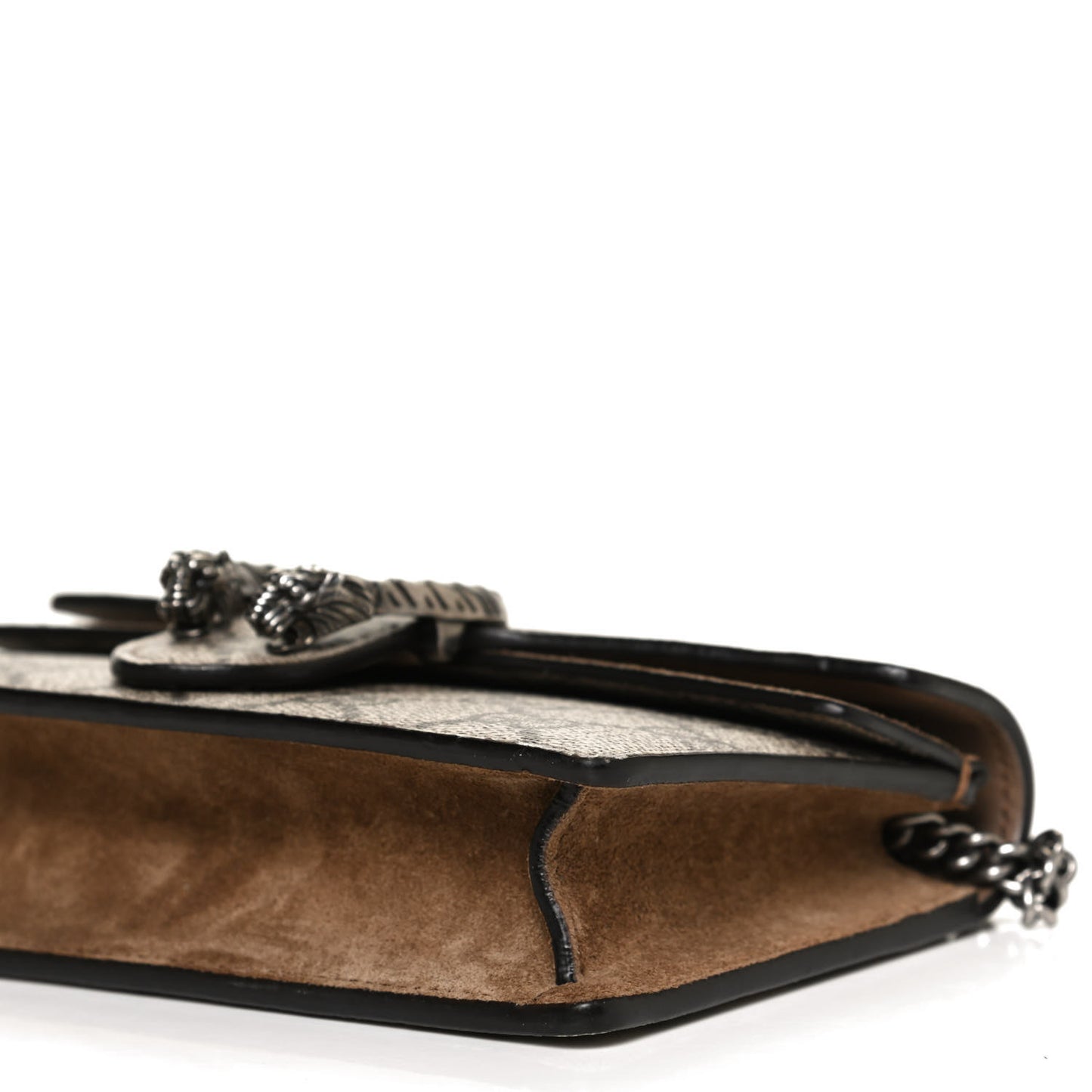 GG Supreme Monogram Super Mini Dionysus Shoulder Bag Taupe