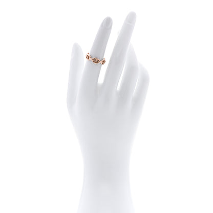 Hermes 18K Rose Gold PM Chaine d'Ancre Enchainee Ring 51 5.75 2 of 7