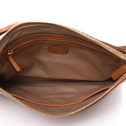 MCM Visetos Medium Crossbody Pouch Cognac 6 of 9