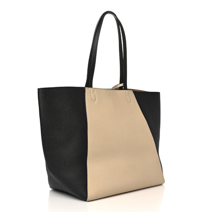 Louis Vuitton Calfskin Lockme Cabas Vanille Black 3 of 6