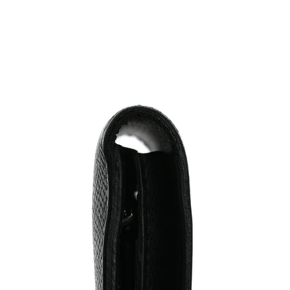 Hermes Epsom Bearn Gusset Wallet Black 13 of 14
