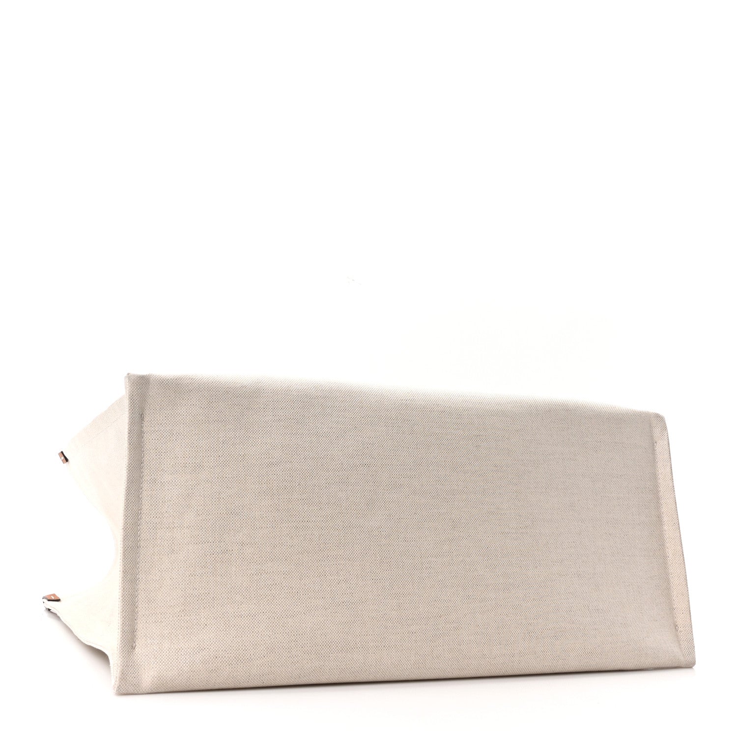 Gucci Canvas Calfskin Logo Maxi Tote Bag Beige Light Brown 5 of 11