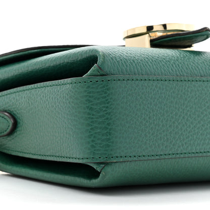 Gucci Dollar Calfskin Interlocking G Crossbody Bag Emerald 10 of 18