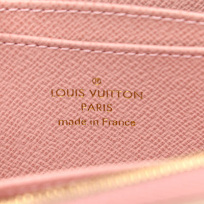Louis Vuitton Damier Azur Zippy Coin Purse Rose Ballerine 6 of 7