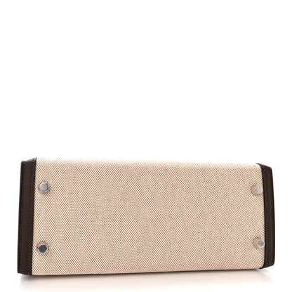 Hermes Toile Swift Verso Kelly Sellier 25 Ecru Rouge Sellier 4 of 11