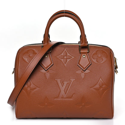 Louis Vuitton Empreinte Monogram Giant Speedy Bandouliere 25 Cognac 1 of 10