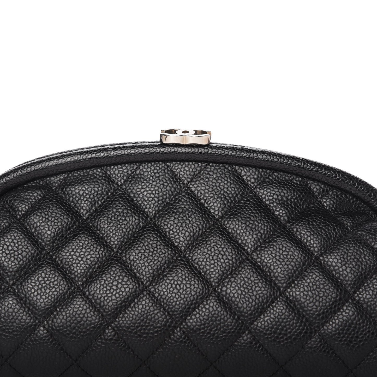 Caviar Quilted Timeless Clutch Black