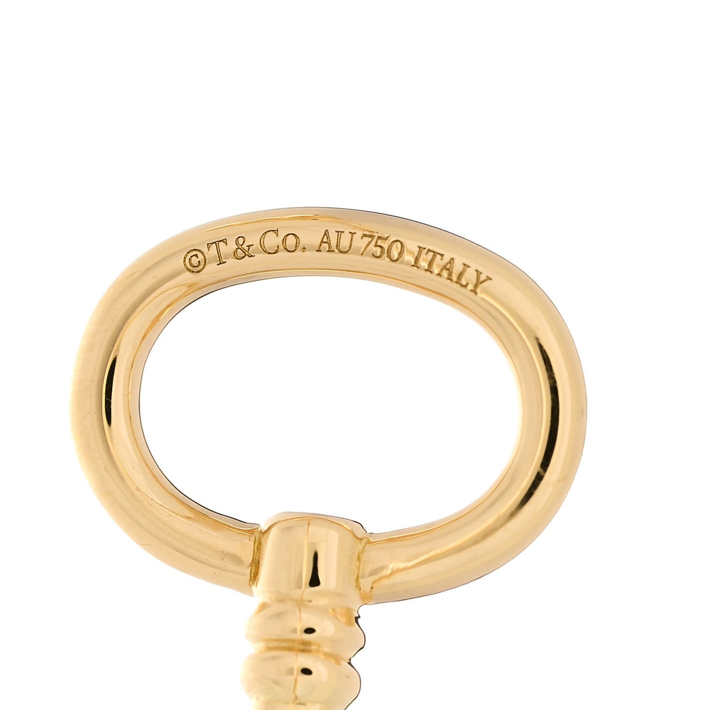 18K Yellow Gold Keys Wire Bracelet