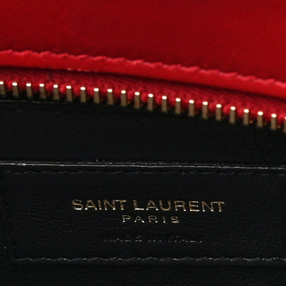 Saint Laurent Smooth Calfskin Small East Side Tote Rouge Eros 5 of 11