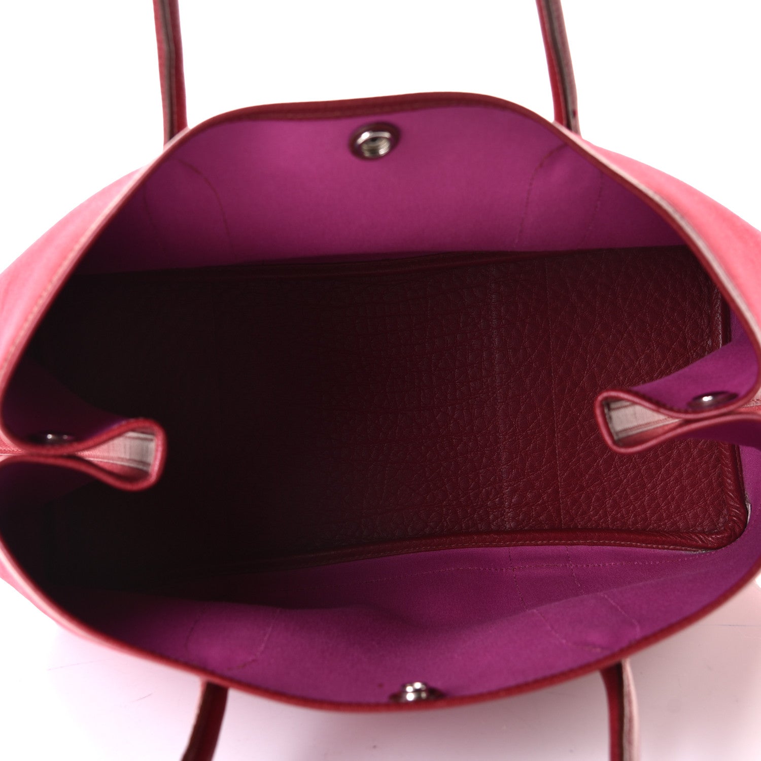 Hermes Toile Fjord Garden Party Tote 39 Rouge Imperial 4 of 8