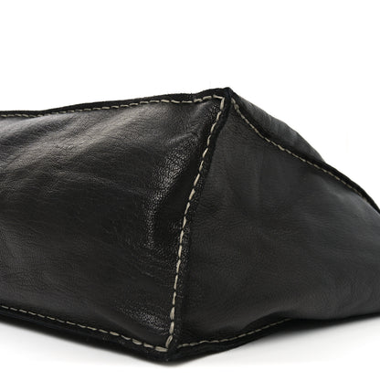 The Row Glossy Nappa Maya E/W Tote Three Black 9 of 9