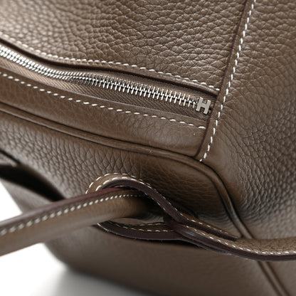 Hermes Taurillon Clemence Lindy 26 Etoupe 12 of 13