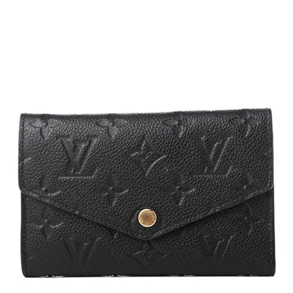 Louis Vuitton Empreinte Compact Curieuse Wallet Black 1 of 6