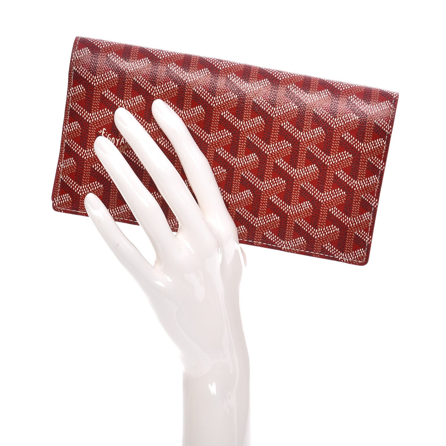 Goyardine Richelieu Wallet Red
