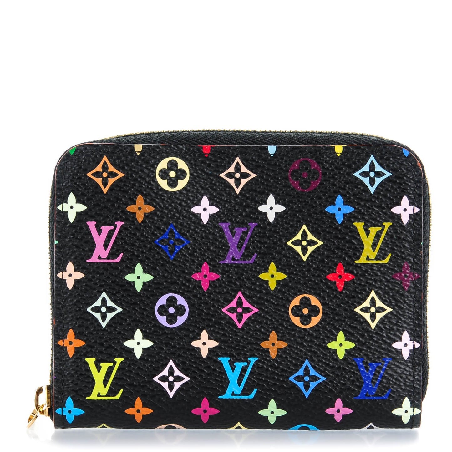 Monogram Multicolor Zippy Coin Purse Black Grenade