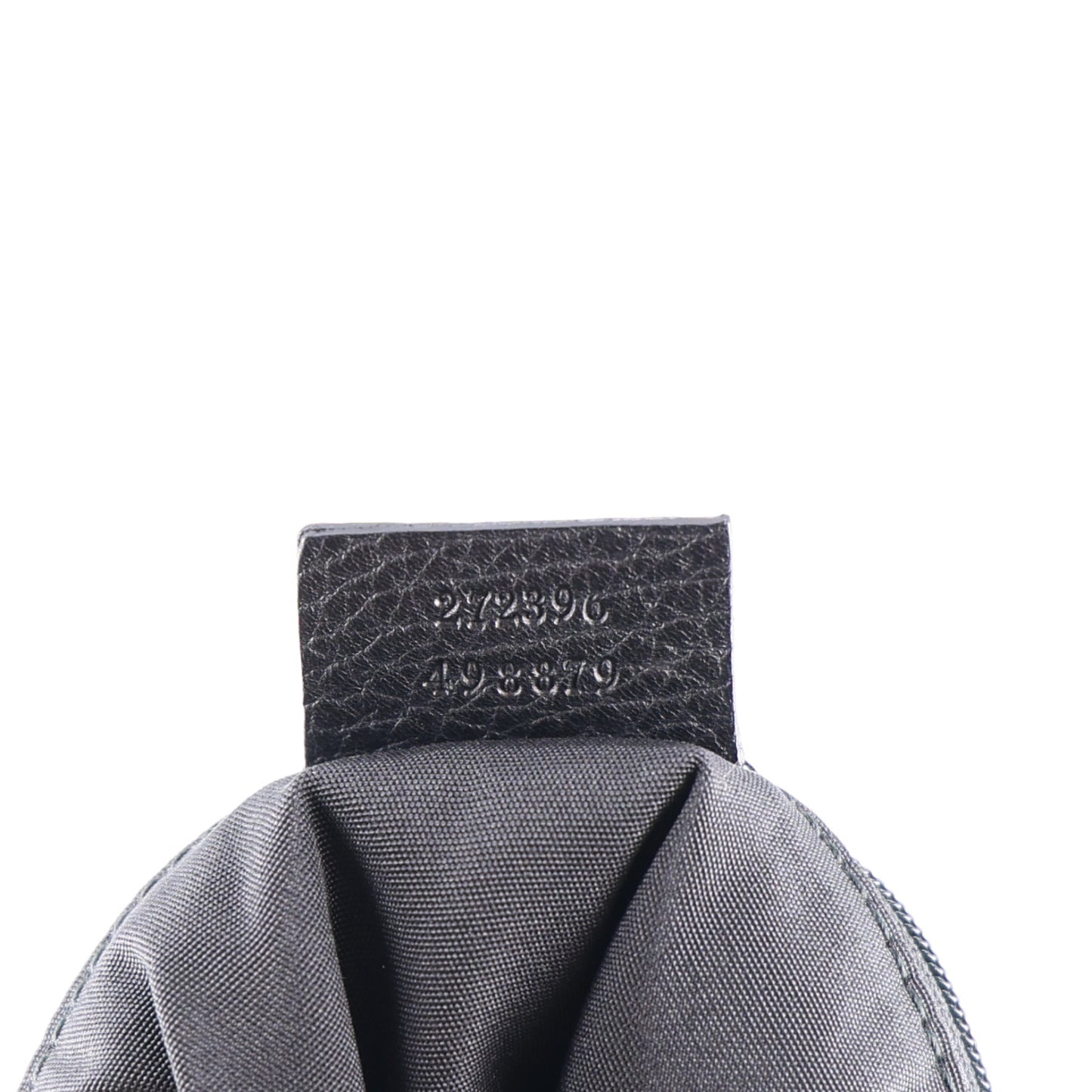 Guccissima Suede Crossbody Bag Black