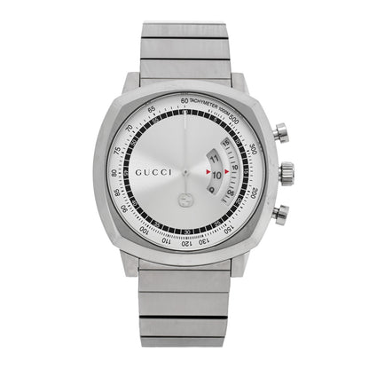 Gucci Stainless Steel 40mm Grip Quartz Watch 1 of 4