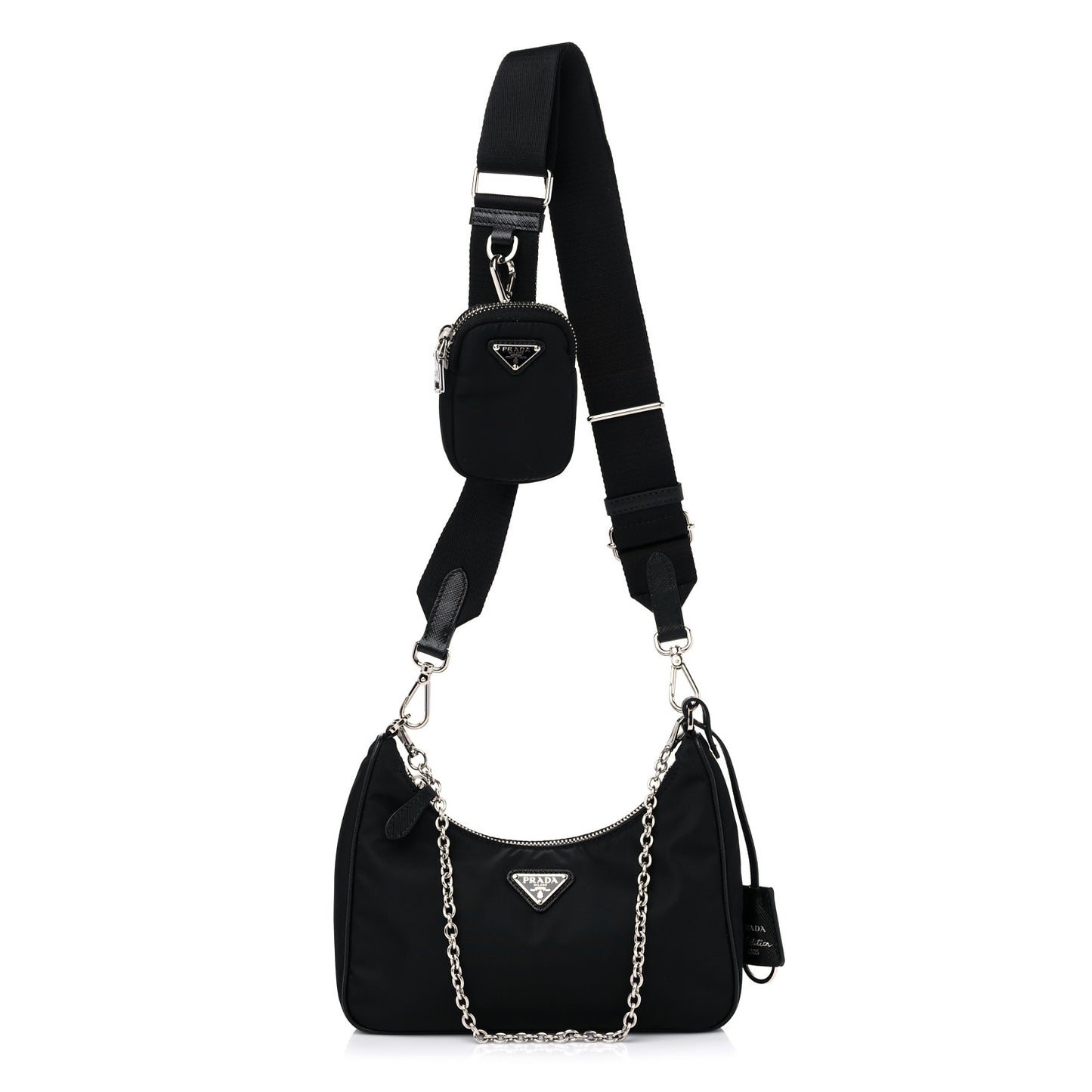Nylon Re-Edition 2005 Shoulder Bag Black