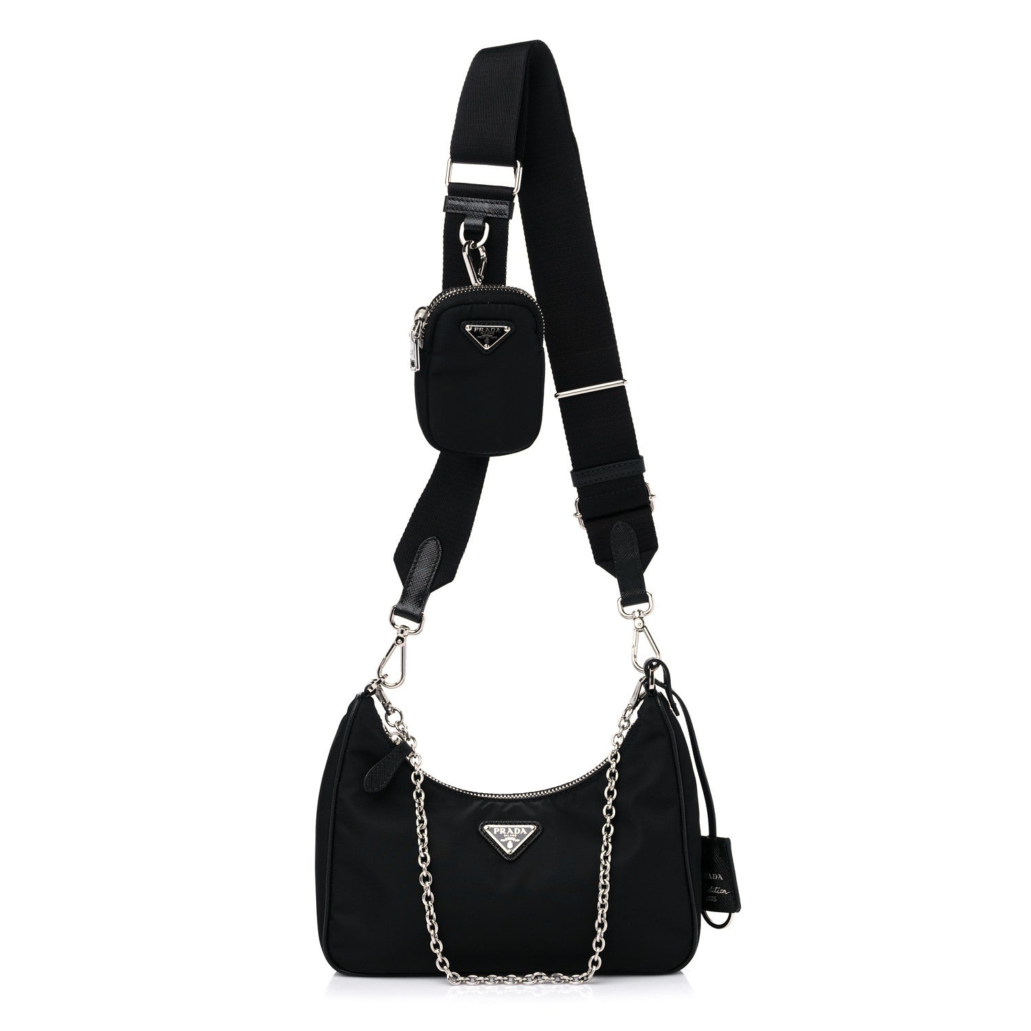 Prada Nylon Re-Edition 2005 Shoulder Bag Black 1 of 8