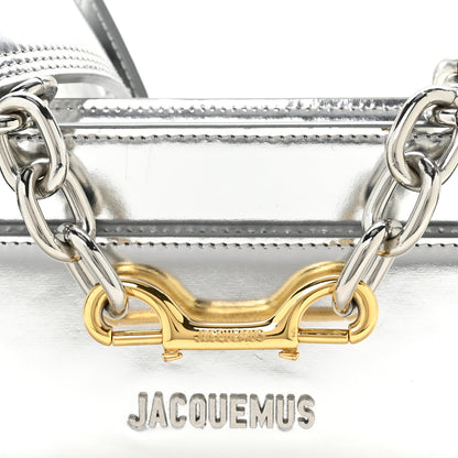 Jacquemus Metallic Calfskin Le Sac Ciuciu Silver 7 of 9