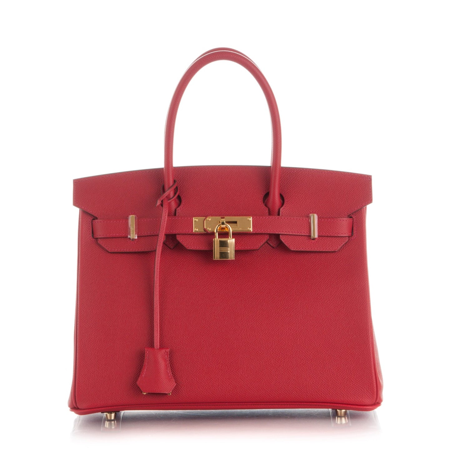 Epsom Birkin 30 Rouge Casaque