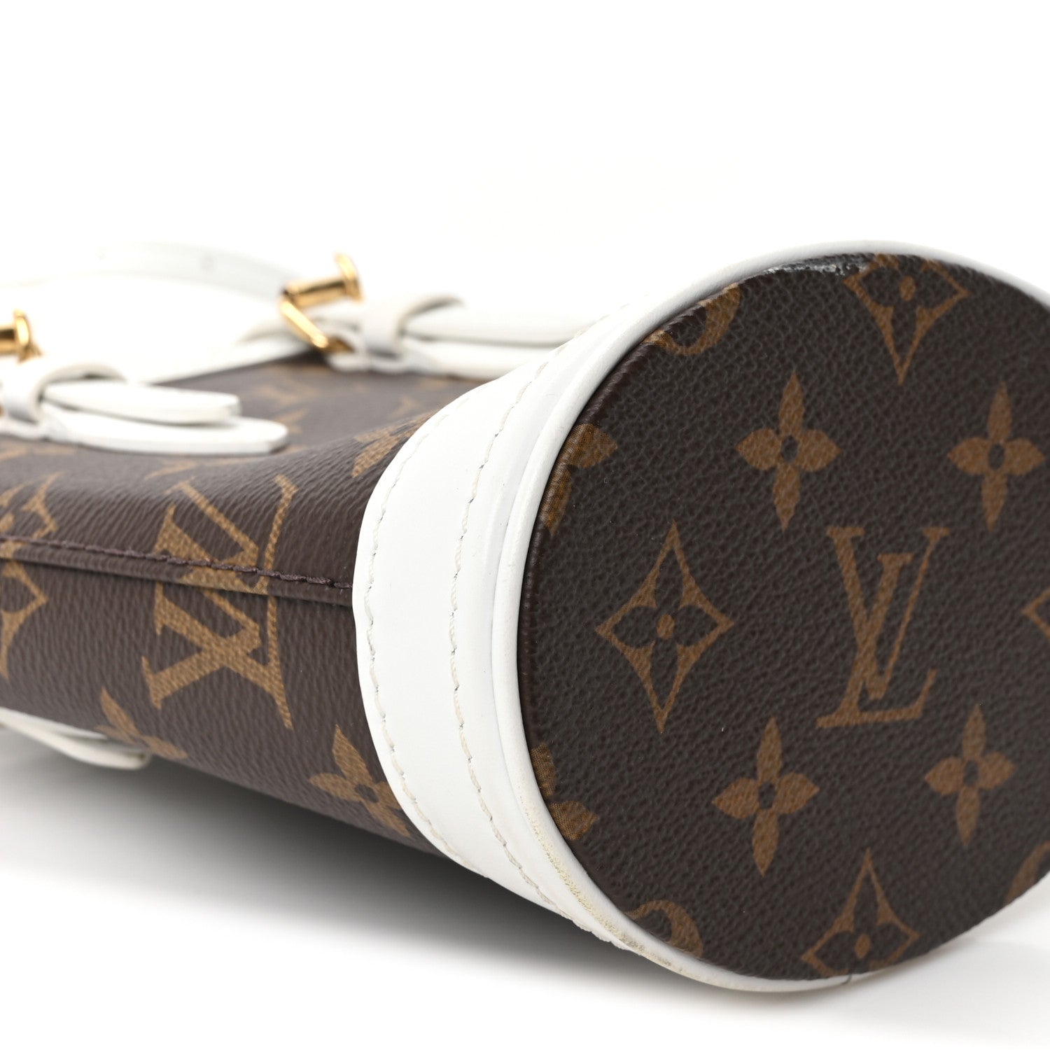 Louis Vuitton Monogram LV Match Nano Bucket Bag White 8 of 9