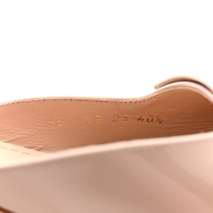 Christian Dior Patent Dior Day Slingback 35mm Pumps 40.5 Nude 9 of 11