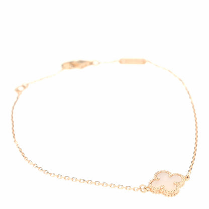 Van Cleef & Arpels 18K Yellow Gold Mother of Pearl Sweet Alhambra Bracelet 1 of 6