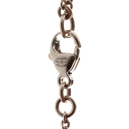 Chanel Pearl Crystal CC Pendant Necklace Gold 5 of 5