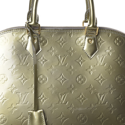 Louis Vuitton Vernis Alma GM Gris Art Deco 8 of 8