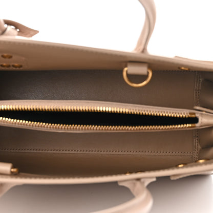 Saint Laurent Calfskin Baby Sac de Jour Dark Beige 5 of 9