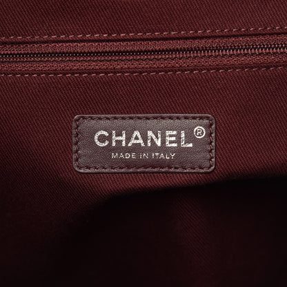 Chanel Striped Canvas Large Deauville Tote Beige 6 of 8