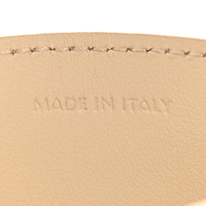 Celine Shiny Calfskin Triomphe Card Holder Pale Beige 7 of 9