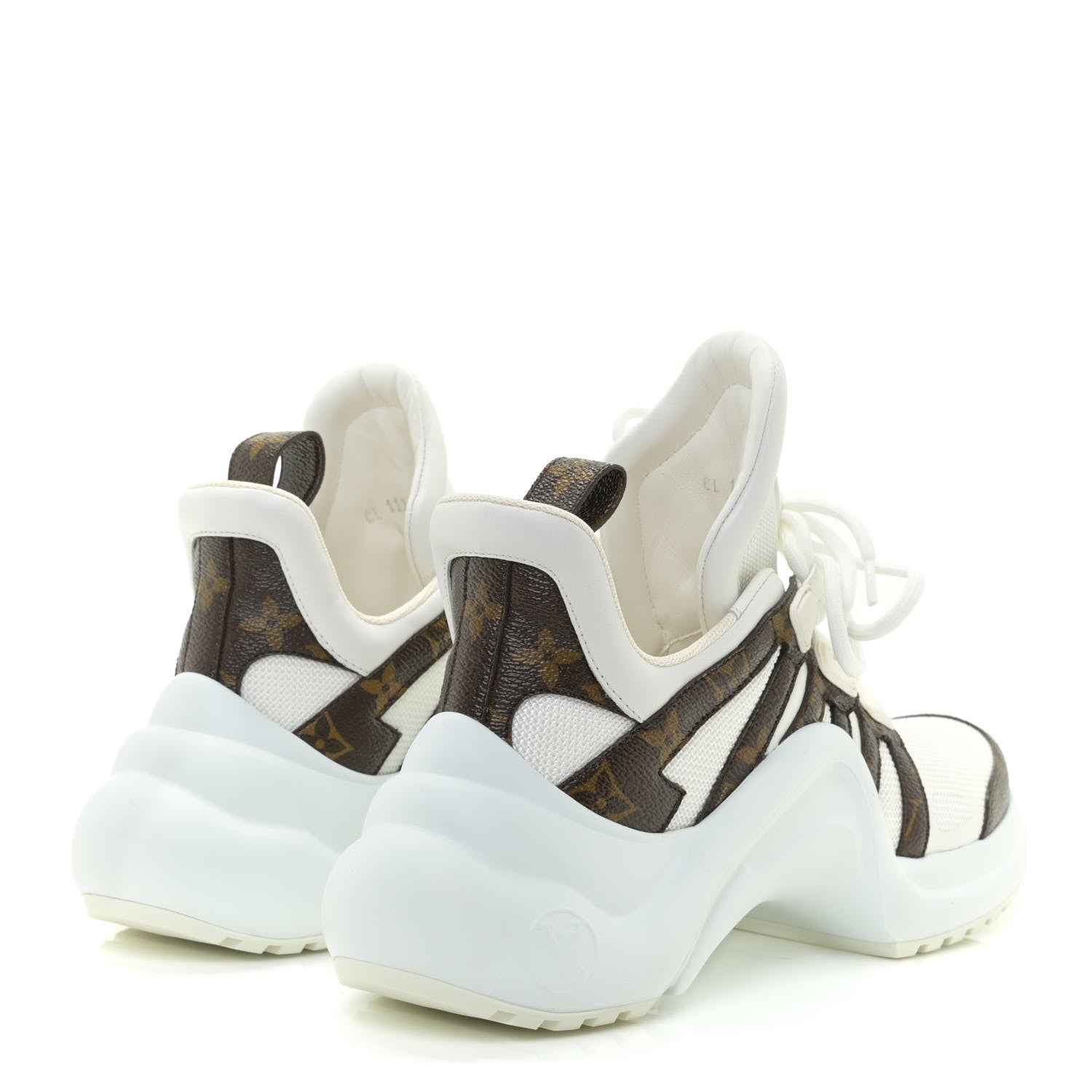 Louis Vuitton Patent Monogram LV Archlight Sneakers 36.5 White 4 of 14