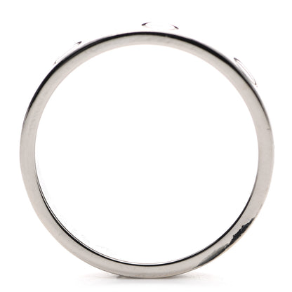Cartier 18K White Gold 3.5mm LOVE Wedding Band Ring 53 6.5 6 of 6