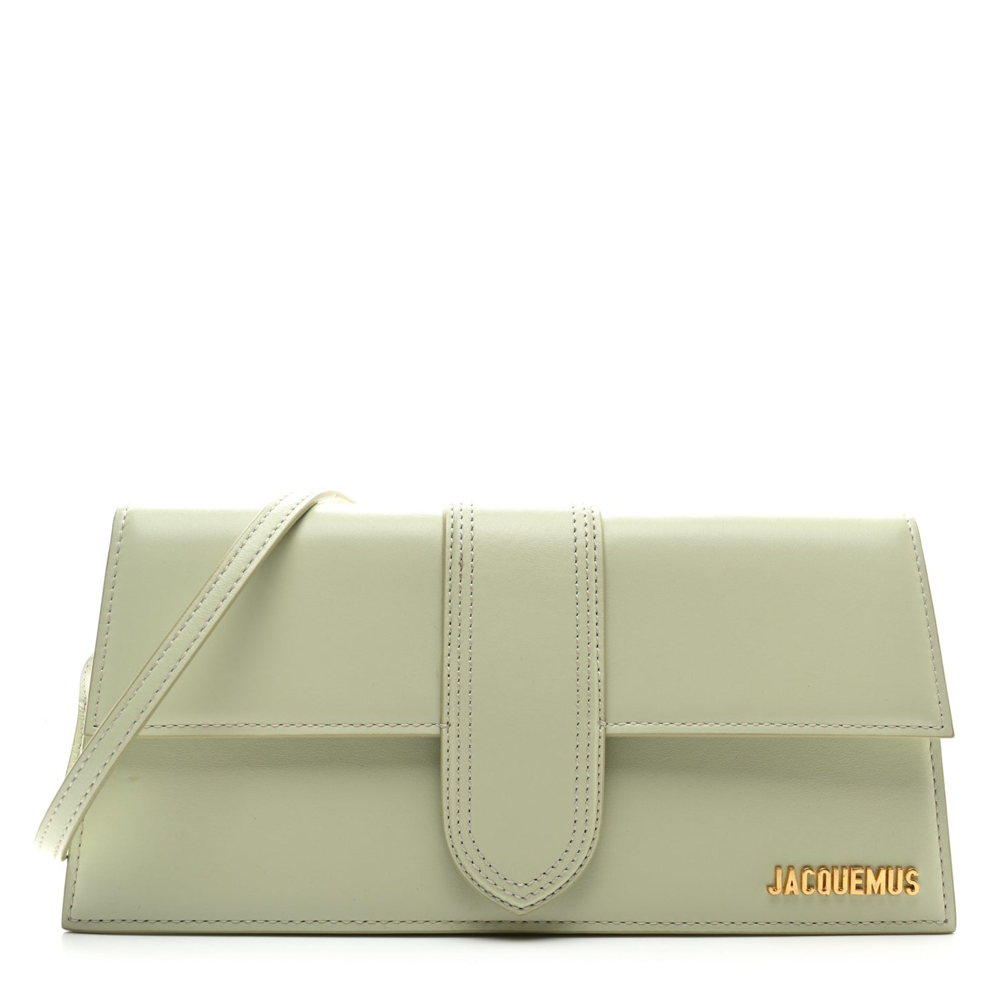Smooth Calfskin Le Bambino Long Light Green