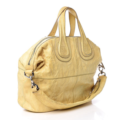 Givenchy Wrinkled Lambskin Medium Nightingale Yellow 3 of 28