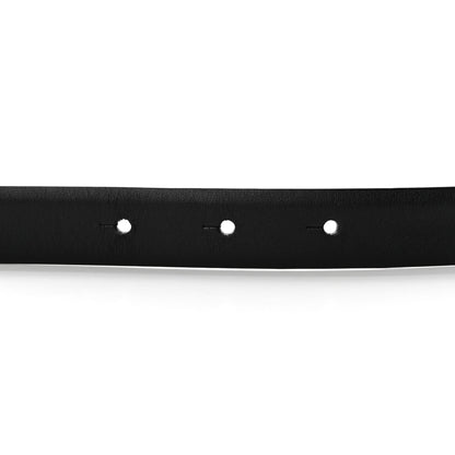 Chanel Calfskin CC Chain Logo Belt 80 32 Black 3 of 8