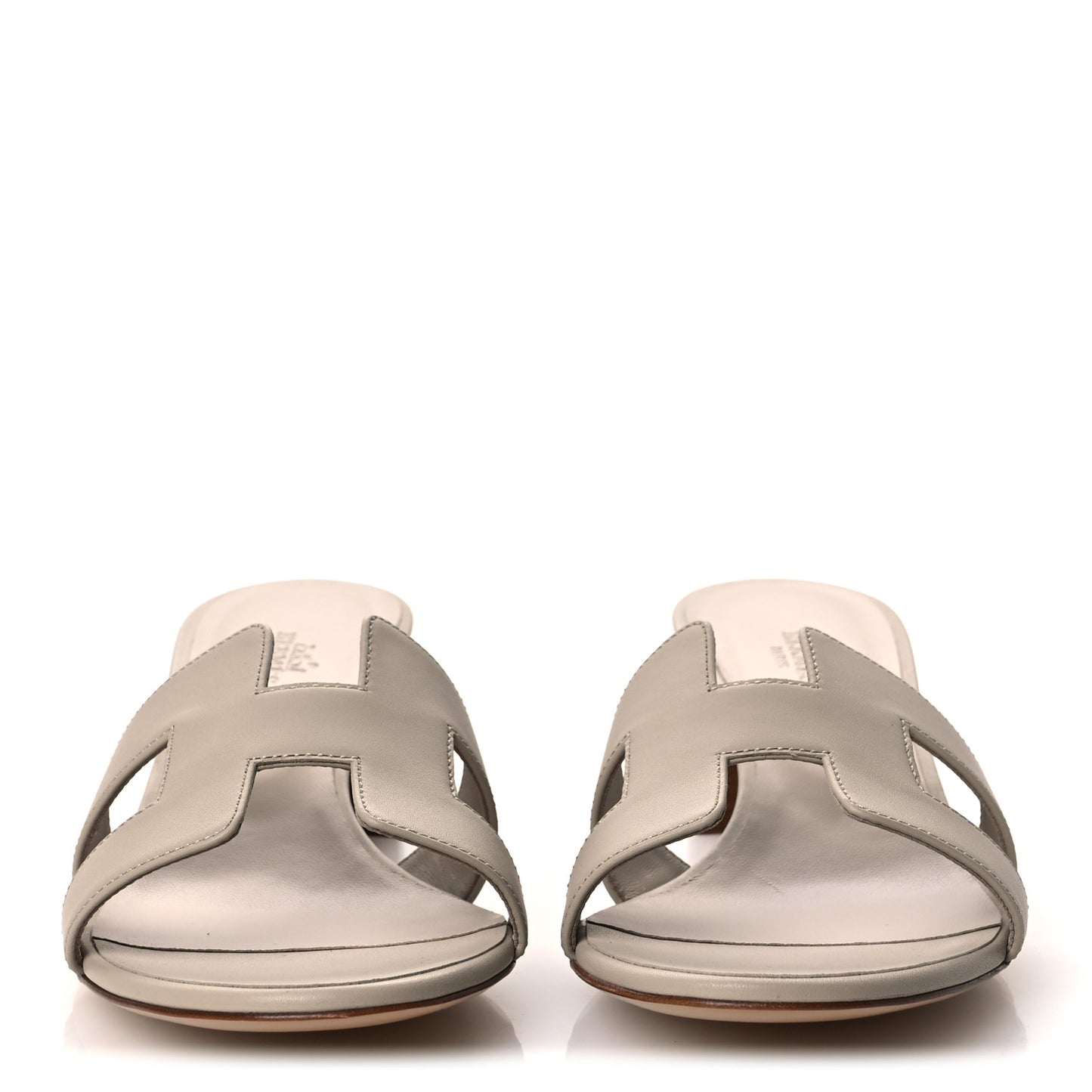 Calfskin Oasis Sandals 41 Beige Nude
