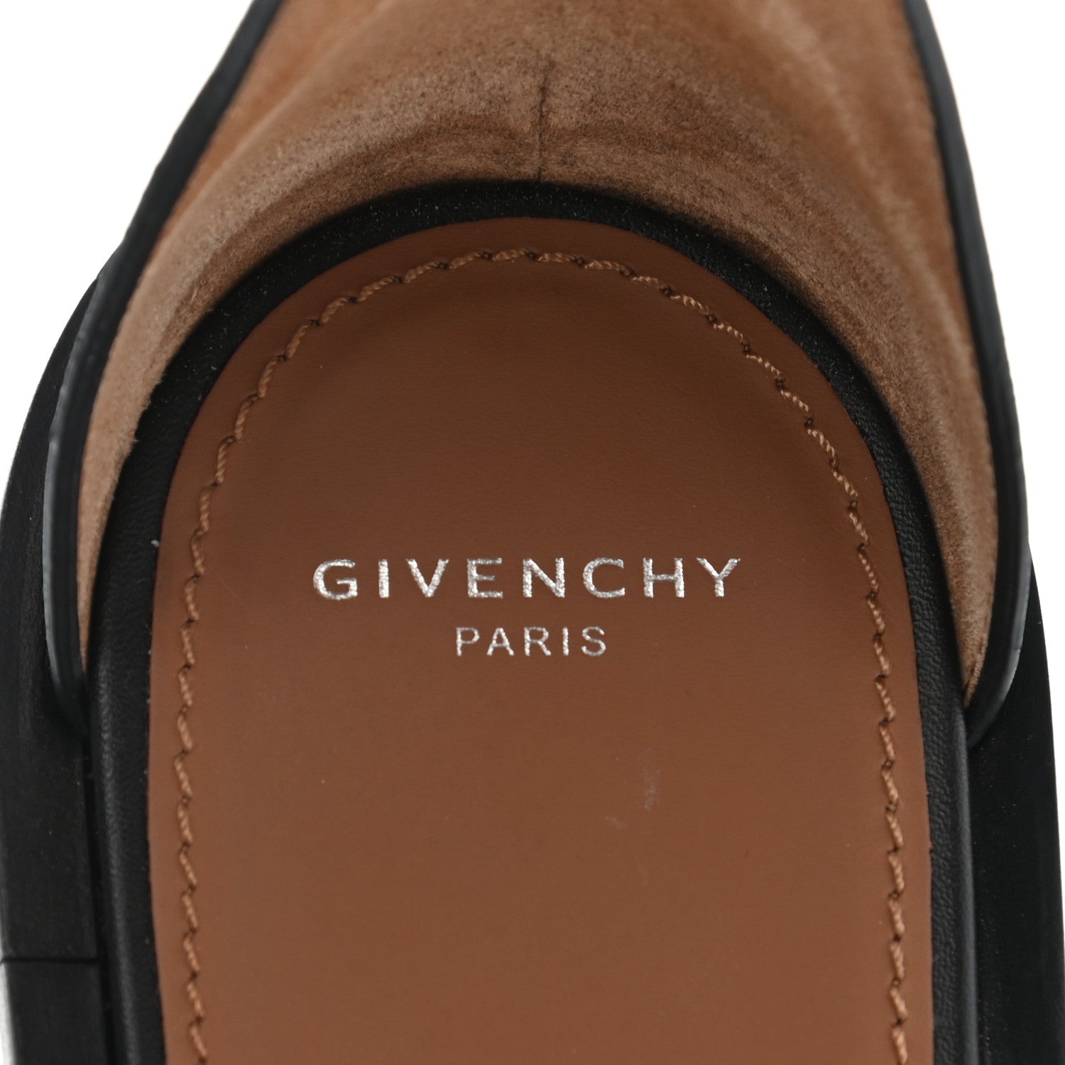 Givenchy Calfskin Studded Elegant Flat Sandals 38.5 Black 6 of 11