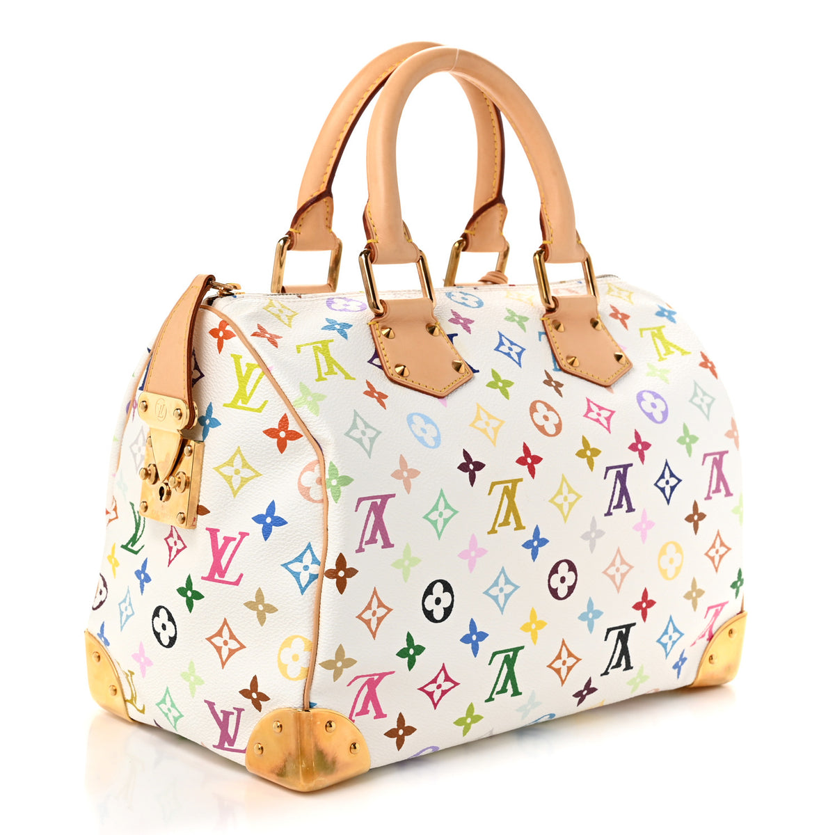 Monogram Multicolor Speedy 30 White