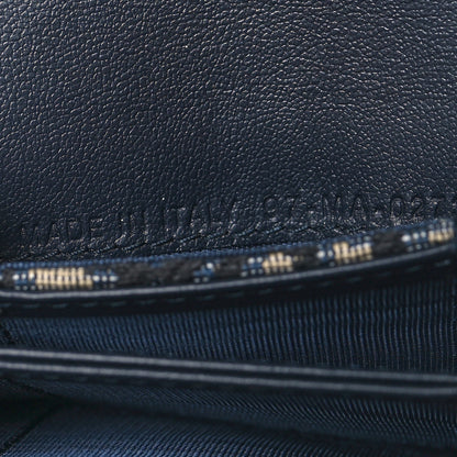Christian Dior Oblique Saddle 5-Gusset Card Holder Blue 7 of 8