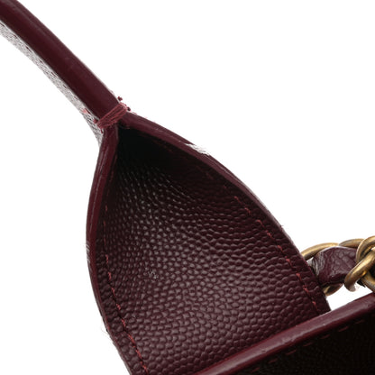 Chanel Caviar Small Studded Deauville Tote Burgundy 16 of 16