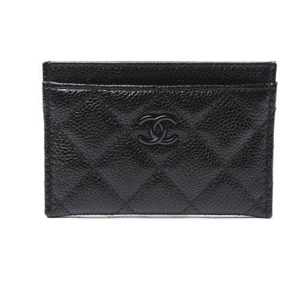 Chanel Caviar Quilted Incognito Card Holder Black 2 of 11