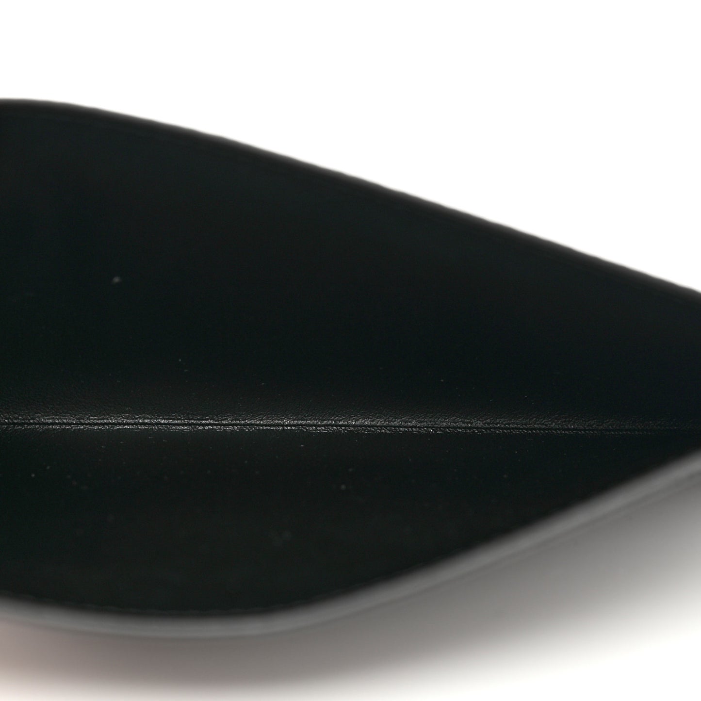 Calfskin Felicie Chain Wallet Card Holder Insert Black