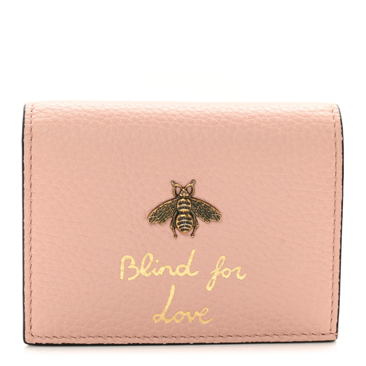 Cellarius Calfskin Blind for Love Animalier Card Case Perfect Pink